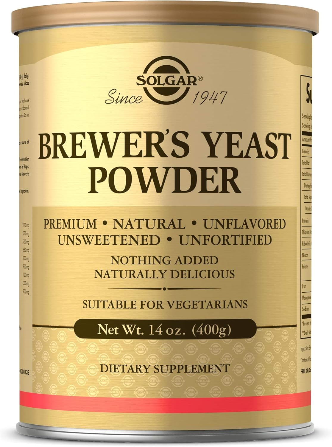 Solgar Brewer'S Yeast Powder 14 Oz image number 5