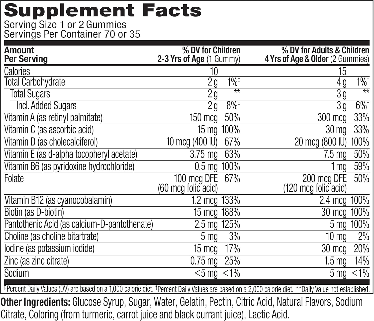 OLLY Kids Multivitamin Gummy Worms, Overall Health and Immune Support, Vitamins and Minerals A, C, D, E, Bs and Zinc, Chewable Supplement, Sour Fruit Punch, 45 Day Supply (70 Count) image number 6