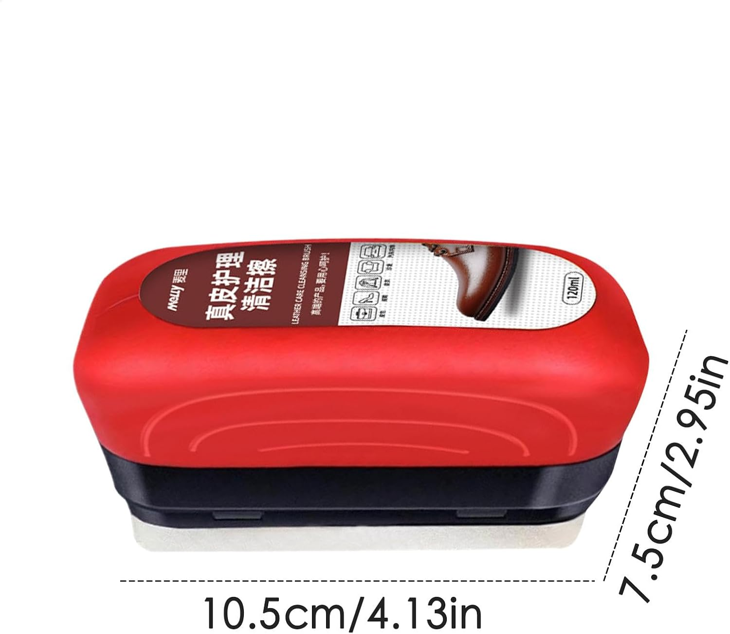 Cleaning Brush for Automotive | Leather Furniture Color Restorer | Leather Cleaning Dusters for Leather Shoes, Boots, Wallet, Belt, Jacket image number 5