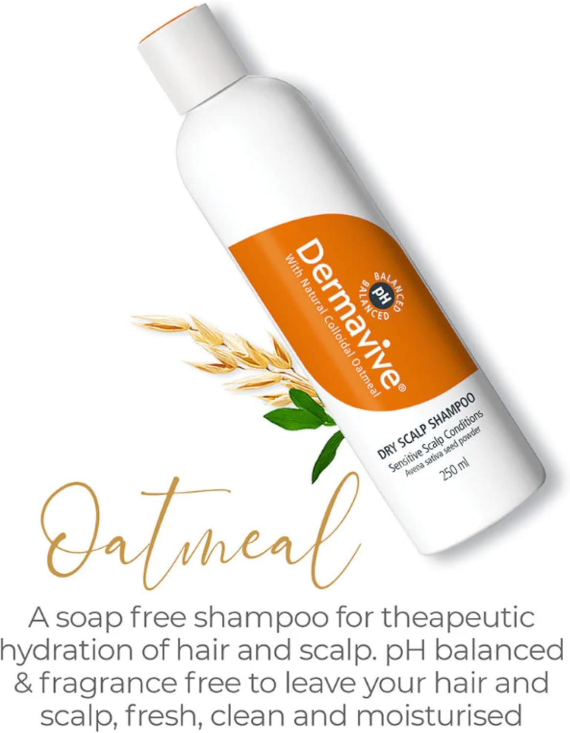 Dermavive Dry Scalp Shampoo, 250Ml - Medicated Dandruff Control, Ph-Balanced Shampoo, Gentle Relief for Dry, Itchy, Irritated Scalps image number 5