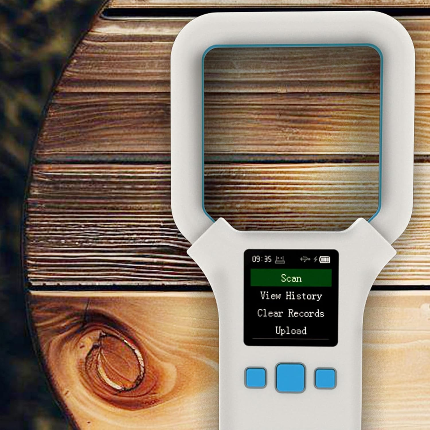 Pet Microchip Scanner - Animal Microchip Tag Reader - FDX-B/EMID Type - Rechargeable Microchip Reader image number 6