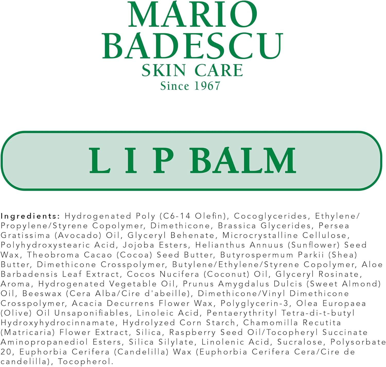 Mario Badescu Lip Balm for Women 0.35 Oz Lip Balm image number 1