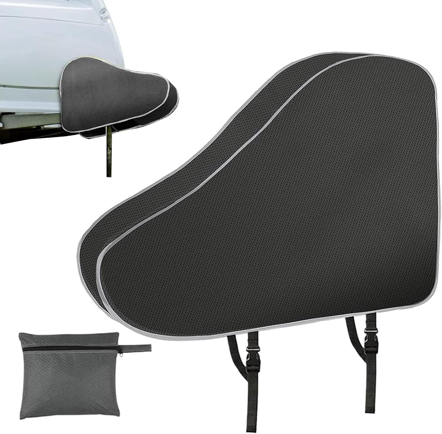 Trailer Jack Cover Waterproof - Caravan Hitch Cover | Waterproof Drawbar Cover for Caravans and Trailers | Rv Parts Guard for Outdoor Sunlight Protection and Weather Resistance image number 1