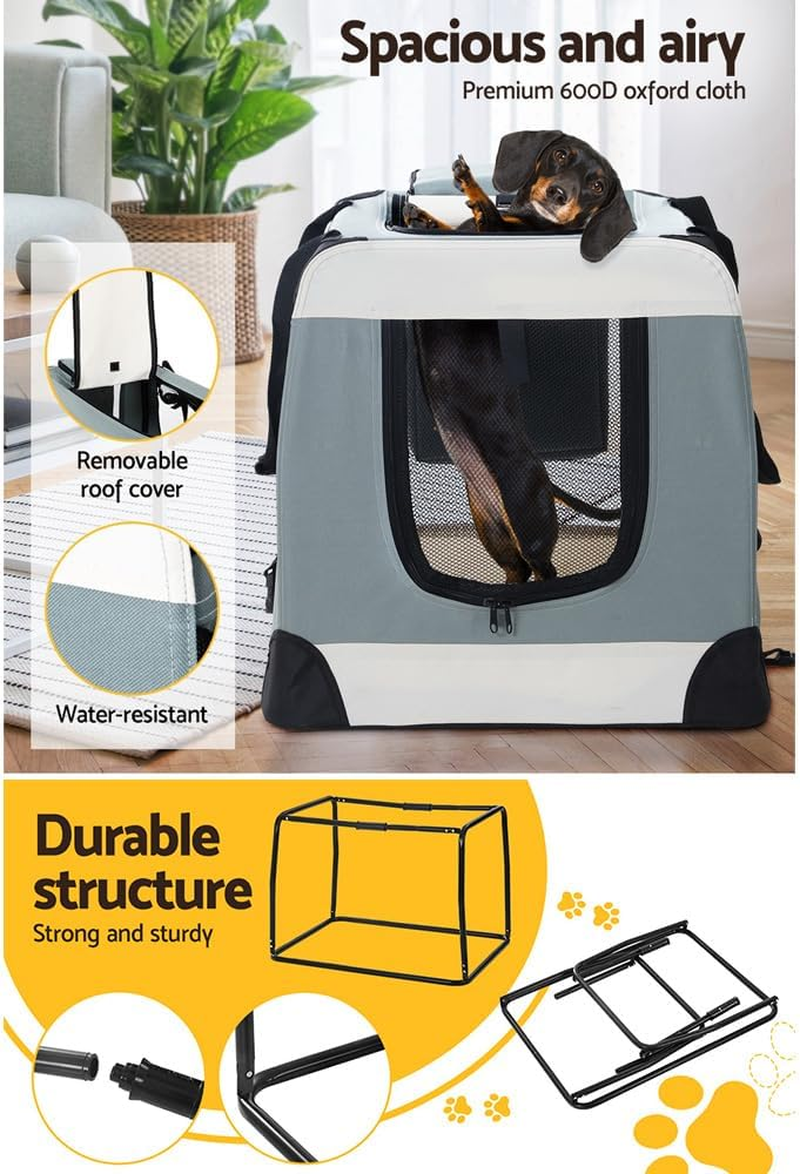 Pet Carrier Soft Crate Dog Cat Travel Portable Foldable Car 2XL Large Size image number 6