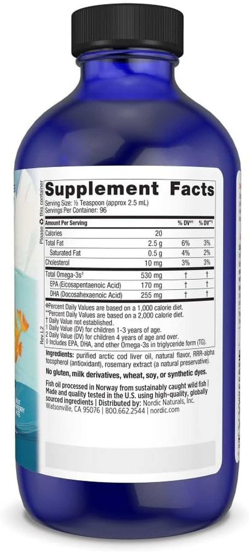 Nordic Naturals - Children'S DHA, Healthy Cognitive Development and Immune Function, 8 Ounces image number 2