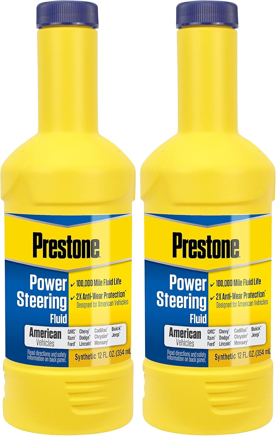 Prestone Full Synthetic American Power Steering Fluid 355 Ml image number 2