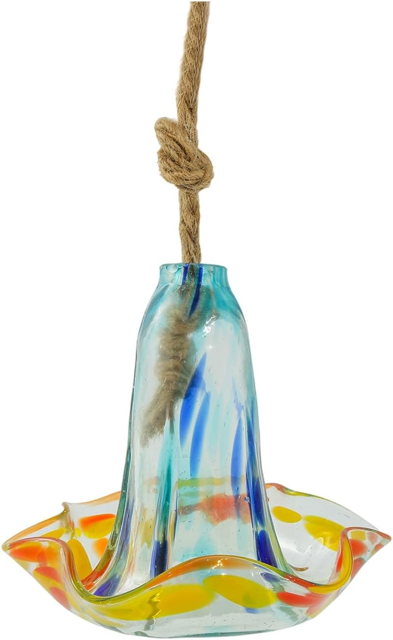 Glass Hummingbird Feeder Outdoor Waterer Fit for Natural Habitats Bird Lovers Easy Setup Garden Decoration Hummingbird Attractor Feeder Weather Resistant image number 6