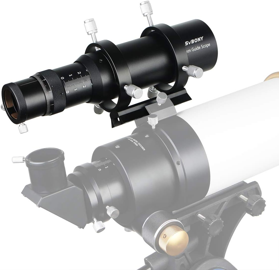SVBONY SV106 60Mm Multi-Use Guide Scope with Helical Focuser F4 Focal Ratio for CCD Astronomy Camera image number 2