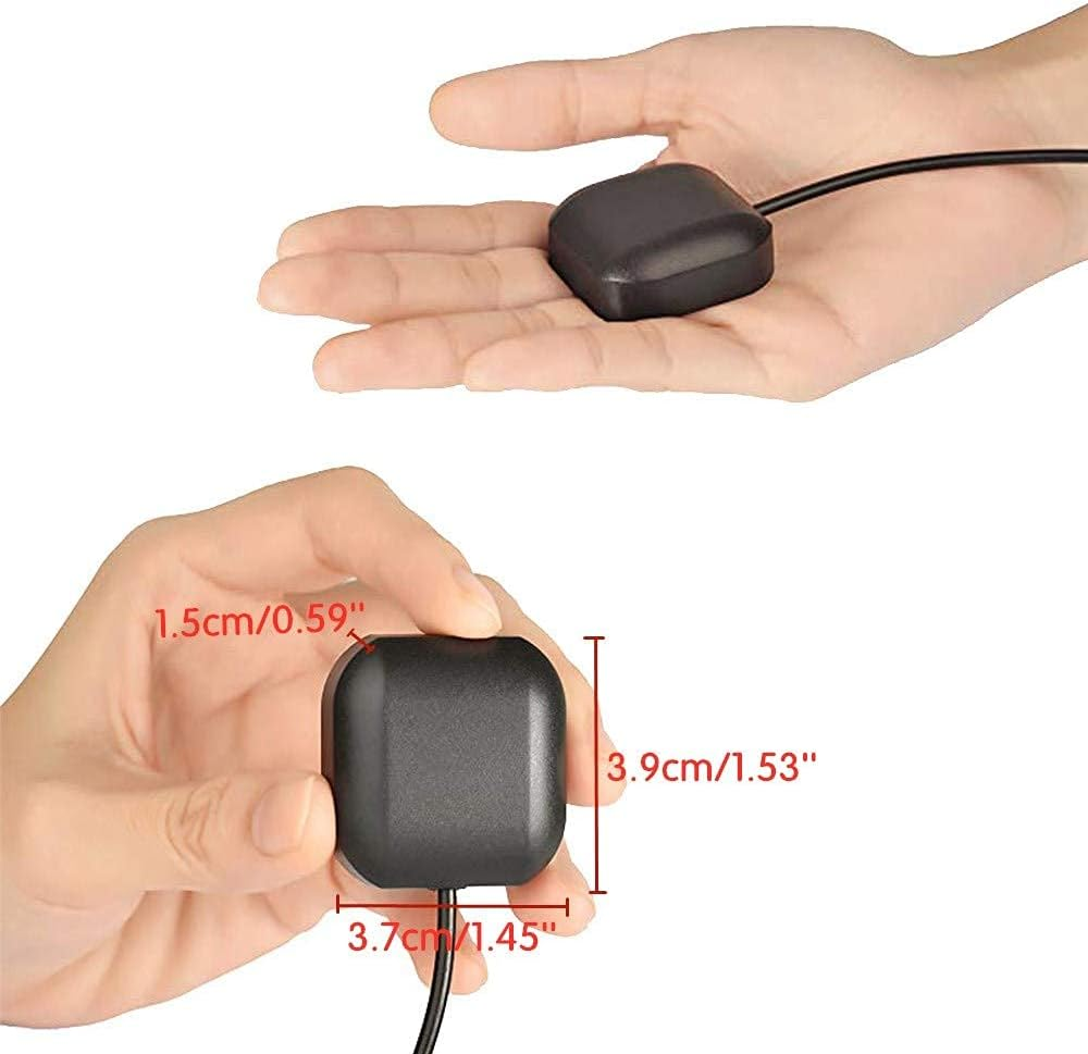 Bingfu Vehicle Waterproof Active GPS Navigation Aerial Antenna Compatible with SUV Car Stereo Clarion Kenwood Alpine Navigation Head Unit