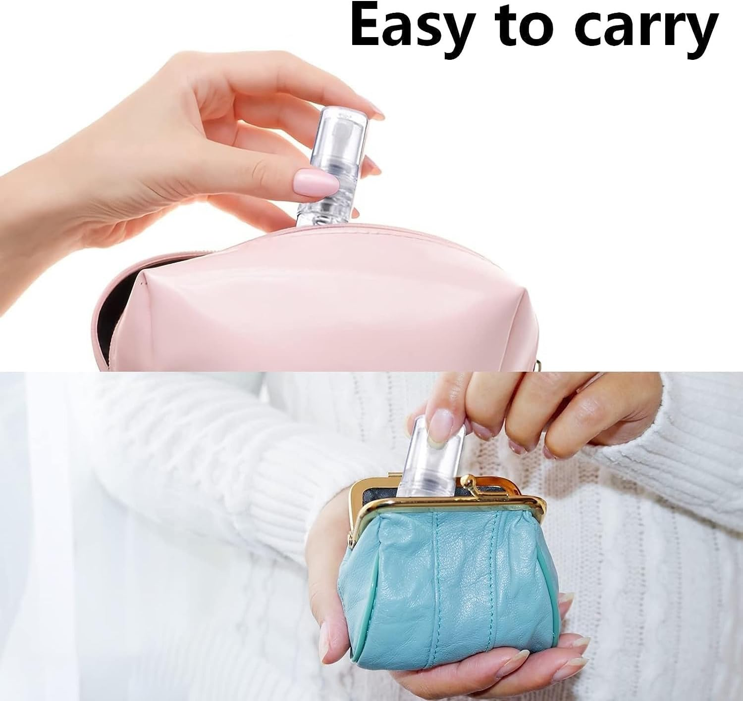 Voarge Travel Spray Bottles Perfume Dispenser Mini Spray Bottle for Perfume, Body Care Liquid, Cosmetics (30 Pieces, 5 Ml) image number 4