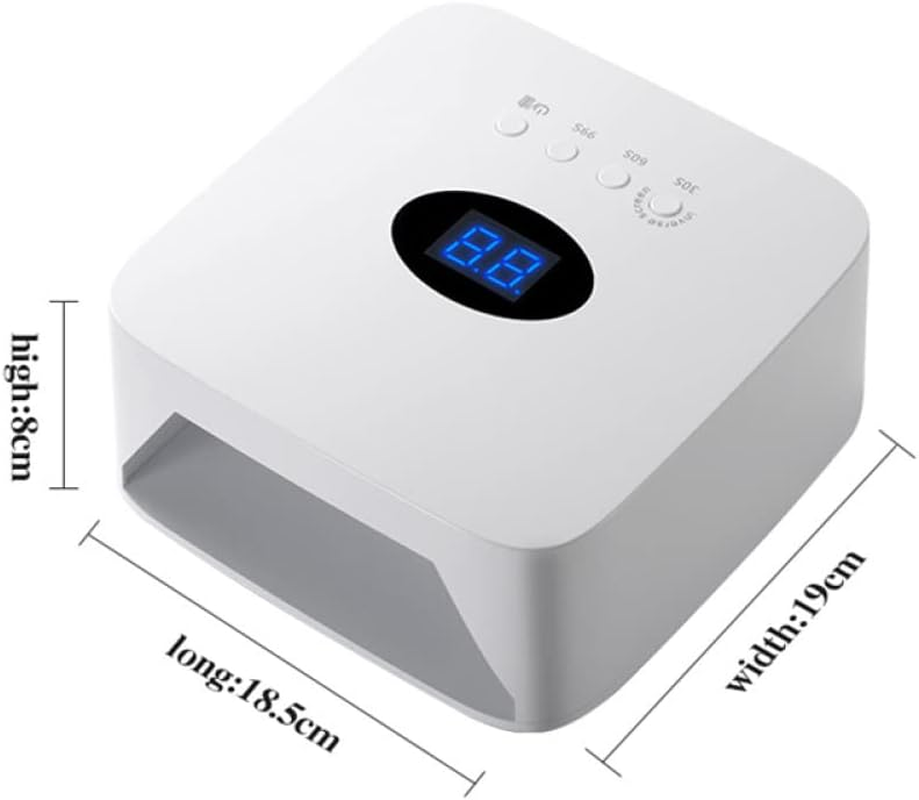 Nail Dryer 60W Rechargeable Uv Light for Nails Led Nail Lamp Cordless Curing Gel Fast Nail Dryer Automatic Sensor Gel Manicure Lightstools Nail Lamp image number 1