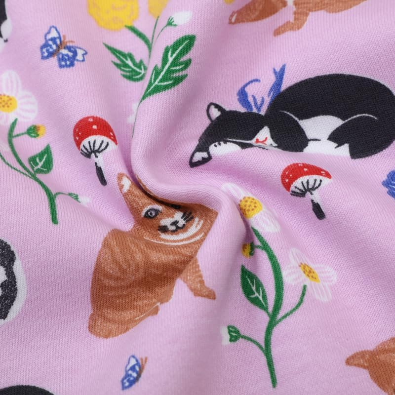 YAGATA Toddler Sweatshirt Girls Long Sleeve Shirts Casual Kids Cotton Graphic Fall Winter Pullover Tee Tops Blouse image number 2