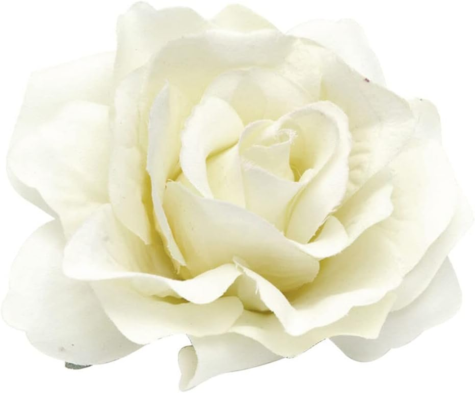 Luxshiny 5Pcs Rose Corsage Flower Brooch Clips for Bridal Hair Accessories Elegant Lifelike Floral for Weddings Parties and Special Occasions