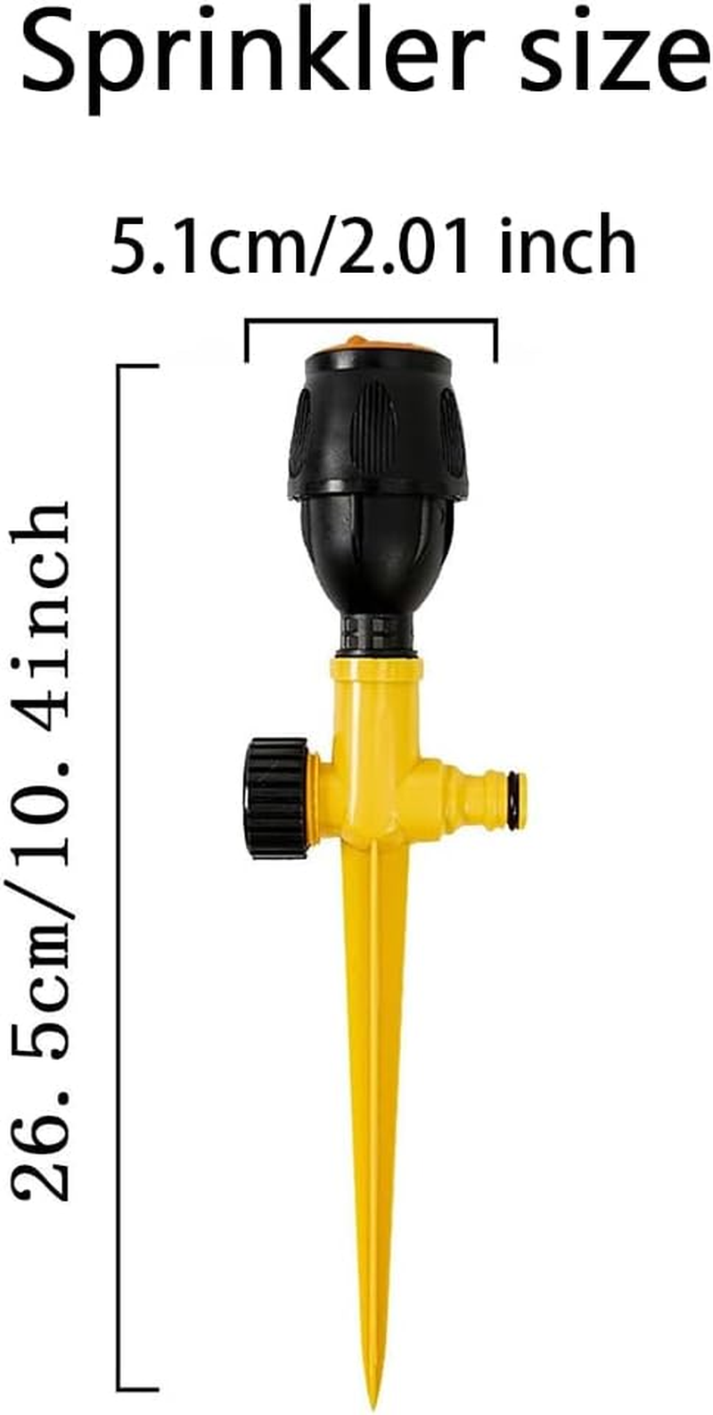 LXLM 360 Rotation Garden Lawn Sprinkler,Adjustable Sprinkler System for Yar,Garden Irrigation System Multifunction-Adjustable,Sprinklers Outdoor Grass Garden Yard Plants Lawn (3PCS)