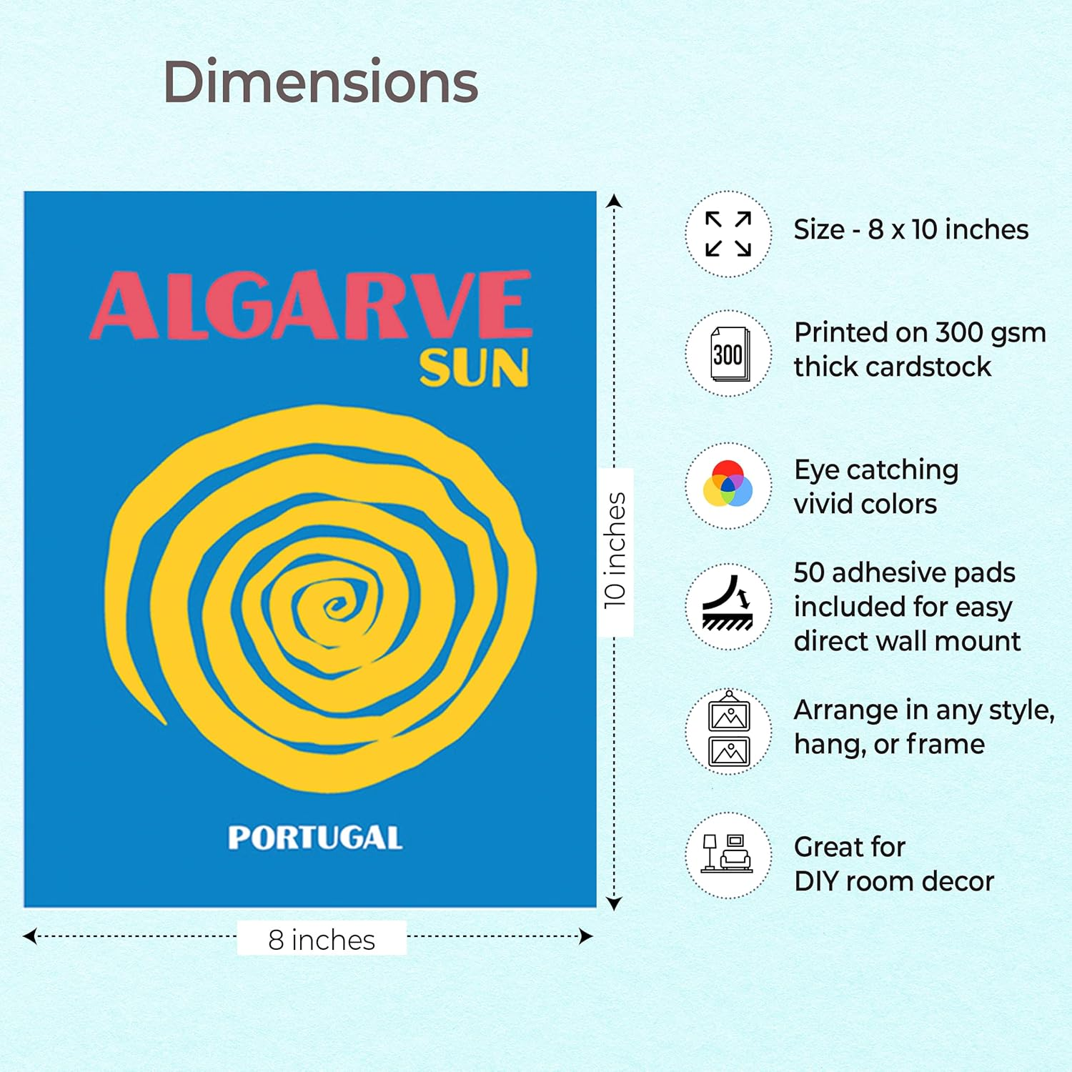 WOONKIT 12 Set Preppy Room Decor, Posters for Aesthetic, Trendy College Dorm Wall Cute Bedroom Office Living Home Art Prints, Travel Pictures, Collage Kit Coconut Teen Girl Kawaii Stuff (A - TRAVEL) image number 5