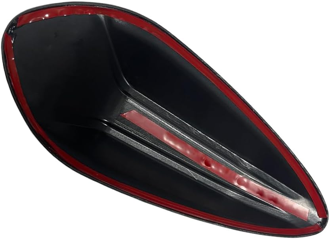 ZZABHGBC ABS Carbon Fiber Pattern Exterior Trim Decoration Part Car Roof Shark Fin Antenna Cover Compatible for BMW G20 G21 I3 3 Series M3 G80 2023-2024(Glossy Black) - Carbon Pattern image number 3