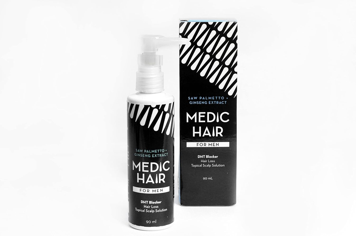 MEDIC HAIR for MEN 90Ml, 3.04 Fl Oz, Contains Saw Palmetto and Ginseng Extract, DHT Blocking, Natural, Healthy Hair Growth image number 1