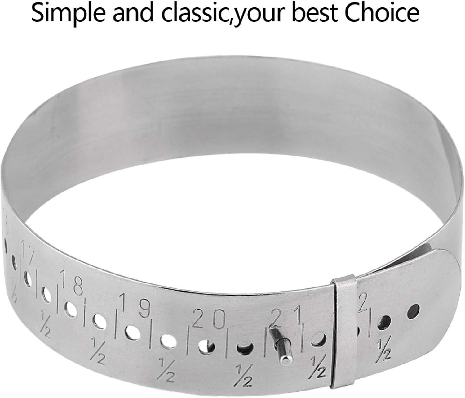 Simple Bracelet Sizing Tool, Bangle Gauge, DIY Bracelet Stainless Steel for Jewelry Making Measuring Wrists image number 2