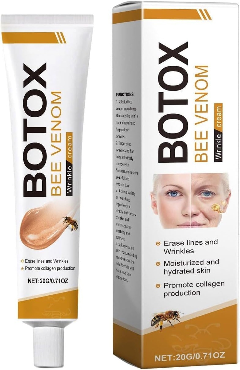 Boto-X Bee Venom Cream - Gentle Hydrating Cream, Lifting & Tightening Serum, Reduces Wrinkles & Fine Lines, Hydrates & Nourishes Skin, for Women & Men image number 4