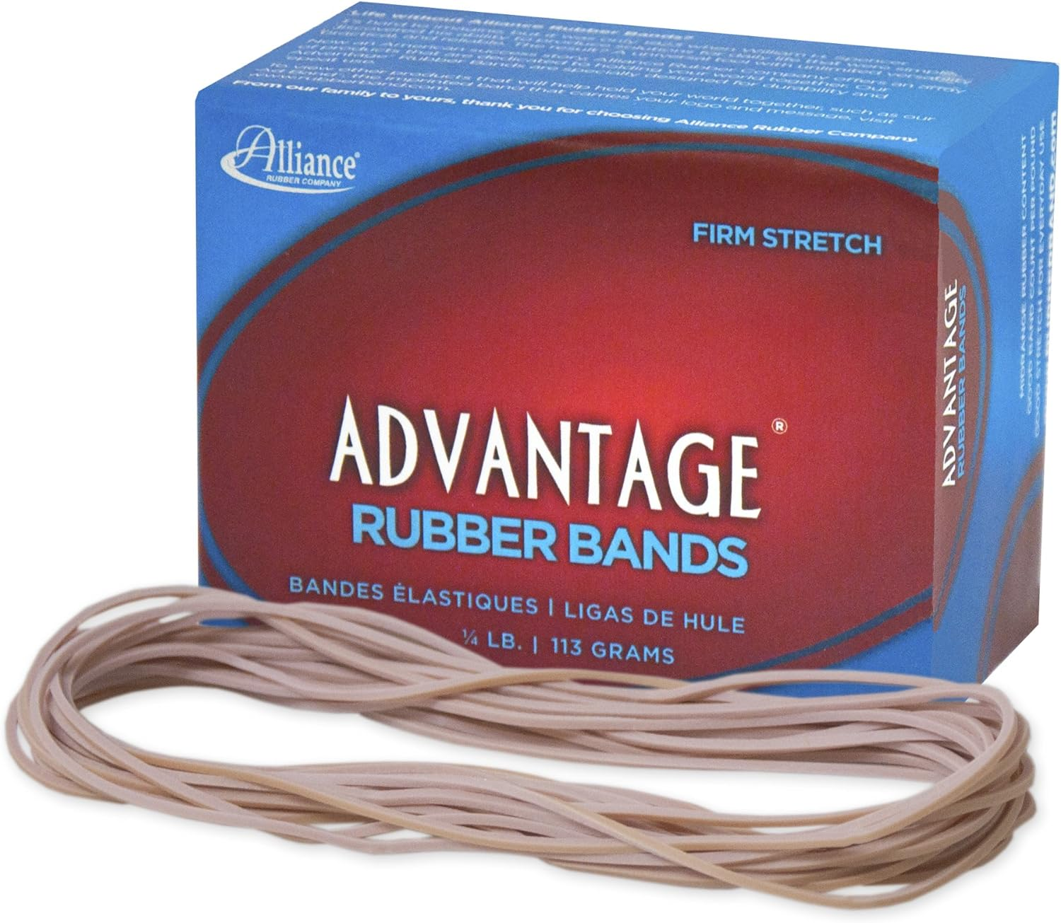 Alliance 26545 Rubber Bands No 54 1Lb. Assorted Sizes Natural image number 2