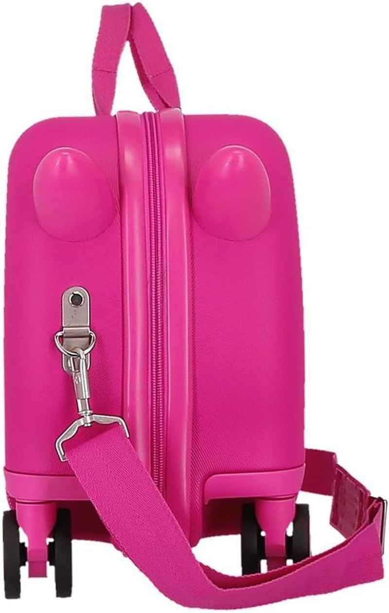 Joumma Disney Enjoy Minnie Children'S Suitcase Pink 45 X 31 X 20 Cm Hard ABS 24.6L 1.8 Kg 4 Wheels Hand Luggage, Pink, Children'S Suitcase, Pink, Children'S Suitcase