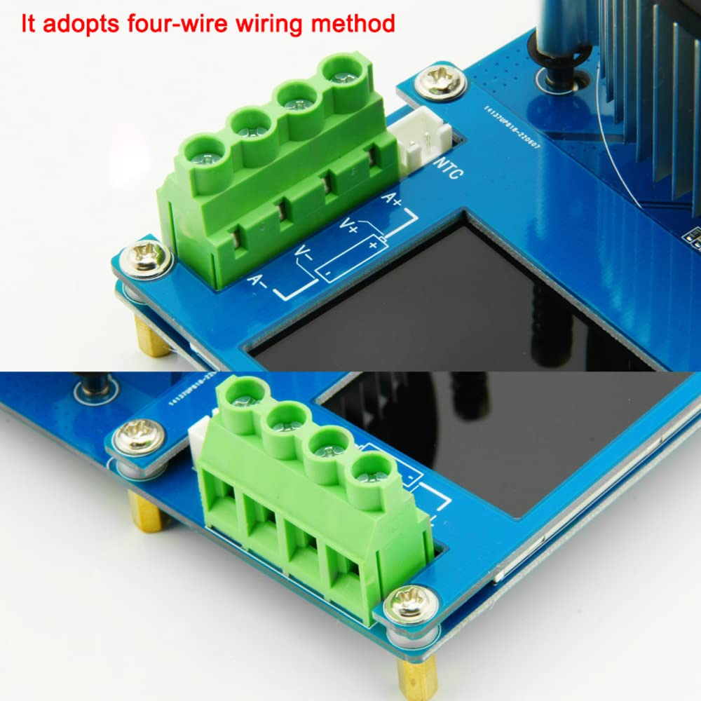 Sazak 150W 20A Adjustable Constant Current Electronic Load 2.4Inch TFT Color Display 4 Working Modes USB Lithium Battery Capacity Monitor Tester Discharge Meter image number 3