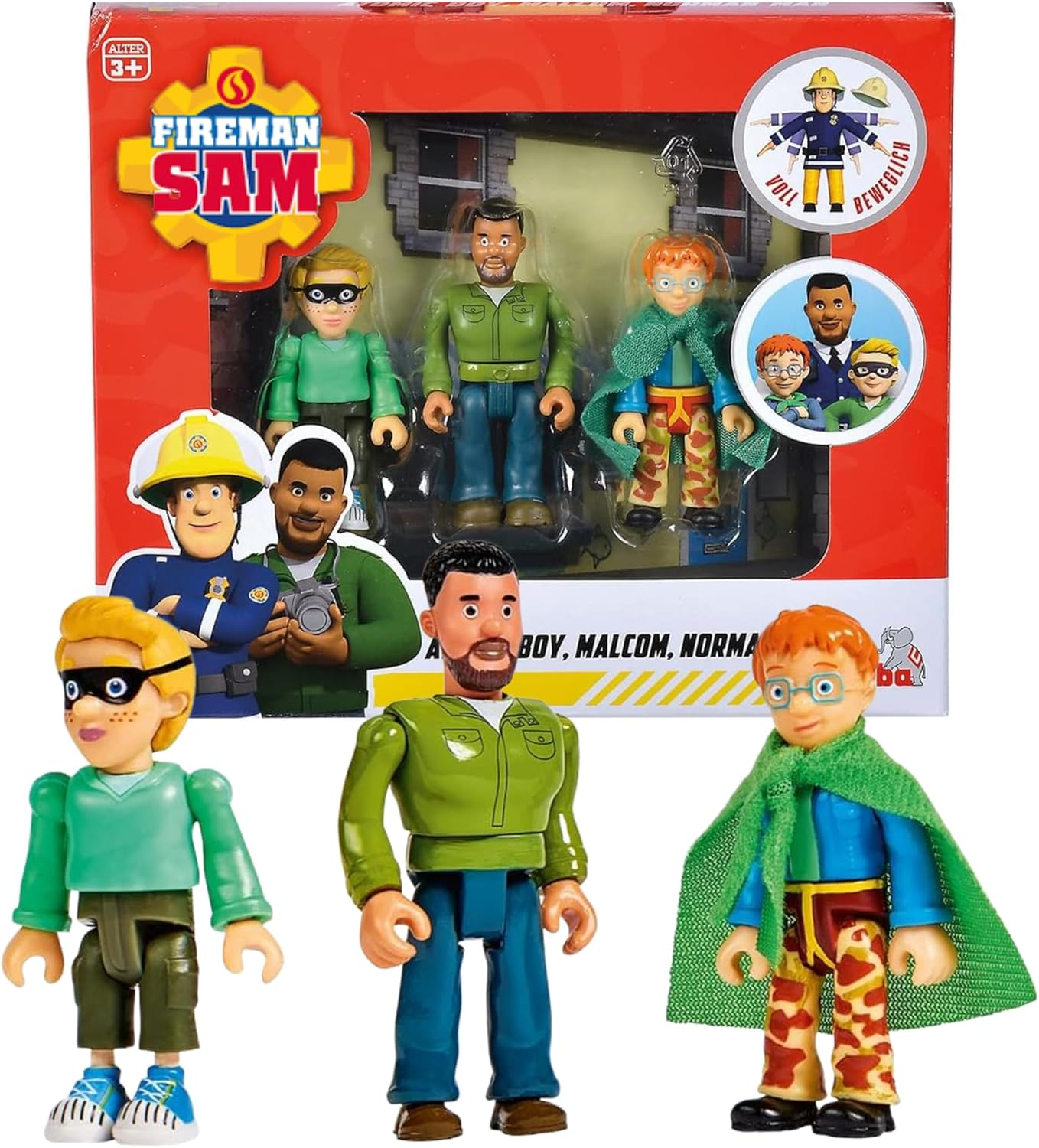 Fireman Sam Set of 3 Figures 7.5 Cm image number 4