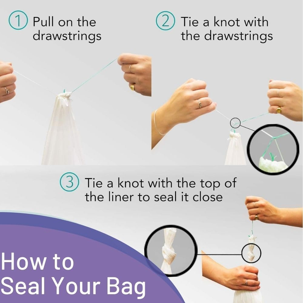 Carebag Medical Grade Male Urinal Bag with Super Absorbent Pad, 20 Count - Travel Urinal for Men - 20 Disposable Bedside Urinal Bottle Bags - Leak-Resistant image number 6