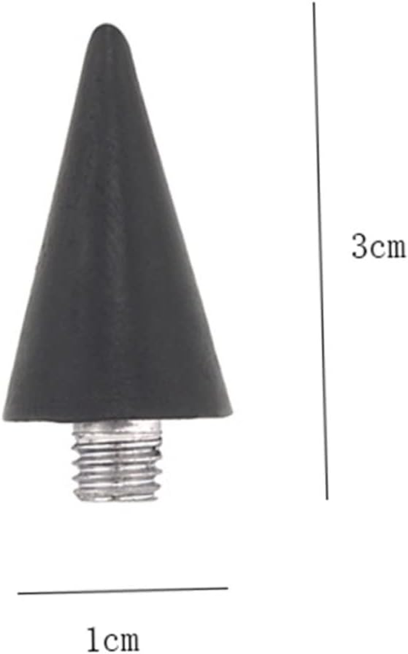 Ipetboom Dotting Pen Tips Wax Head Rhinestones Picker Black Acrylic 3 Pack Replacement Nail Art Tools for Professional DIY Manicure image number 6