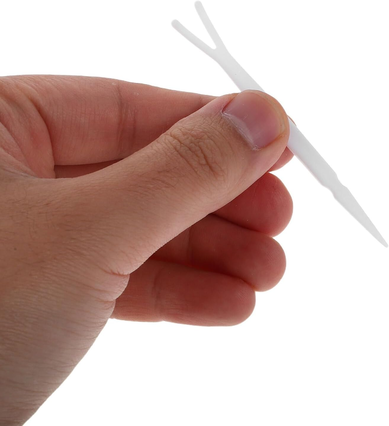 CIMAXIC 100Pcs Double Eyelid Applicator Tools with Pointed Tip Tweezers and Y-Fork Rods Ergonomic Eyelid Tape Adjuster for Natural Eye Makeup Compact Lightweight Design for Travel And image number 3