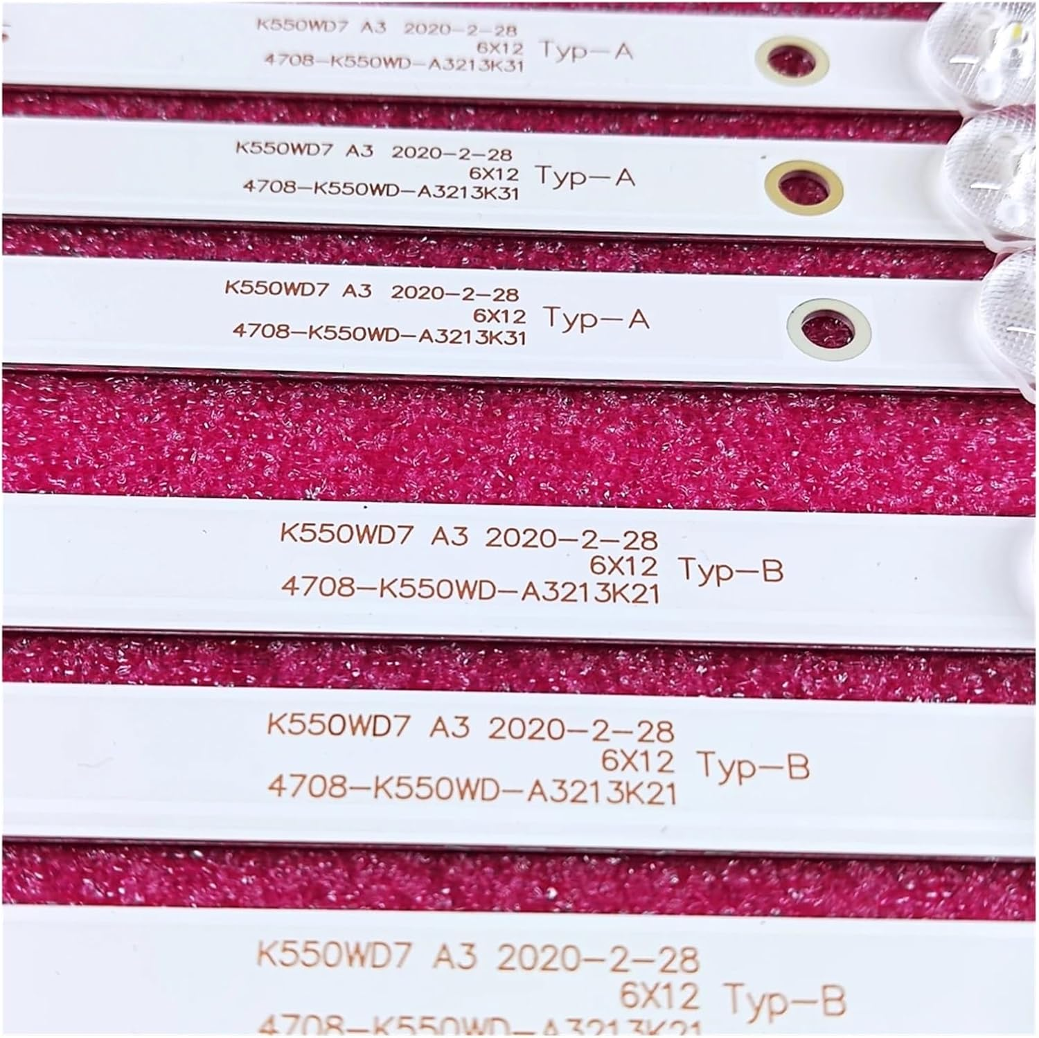 55 Inch Use LCD TV Backlight Bar K550WD7 S.-Kymedia S55Uk100 55U7750EV