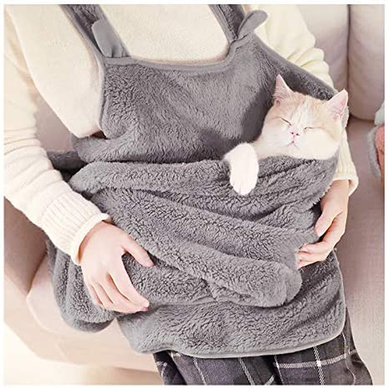 Creation Core Pet Carrier Bag Small Dog Cat Sling Accompany Carrier Bag Hands-Free Shoulder Carry Soft Breathable Cotton Pet Apron Indoors image number 6