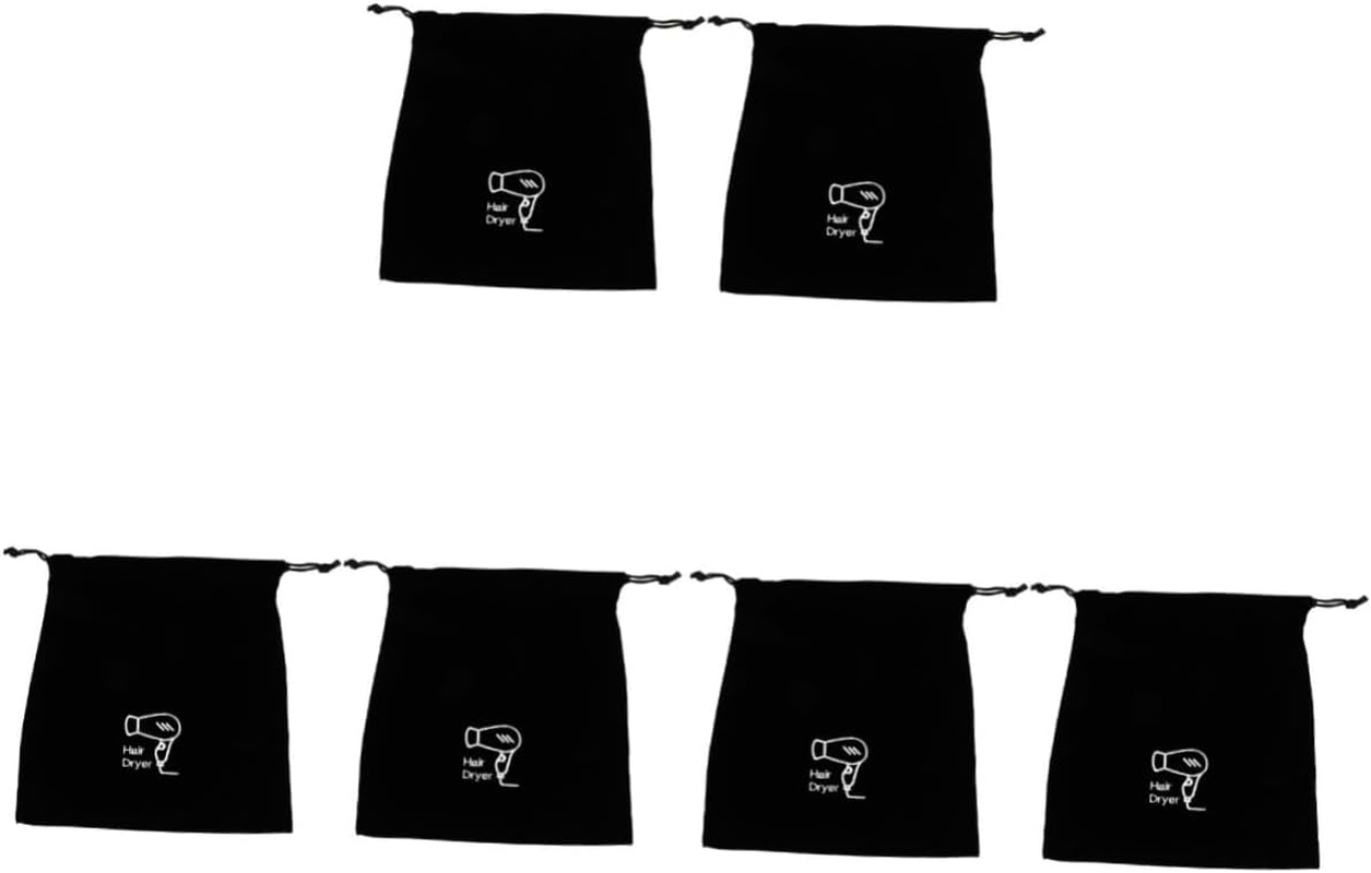 FRCOLOR 4Pcs Travel Bag for Hair Styling Tools Hair Dryer Organizer Drawstring Pouch