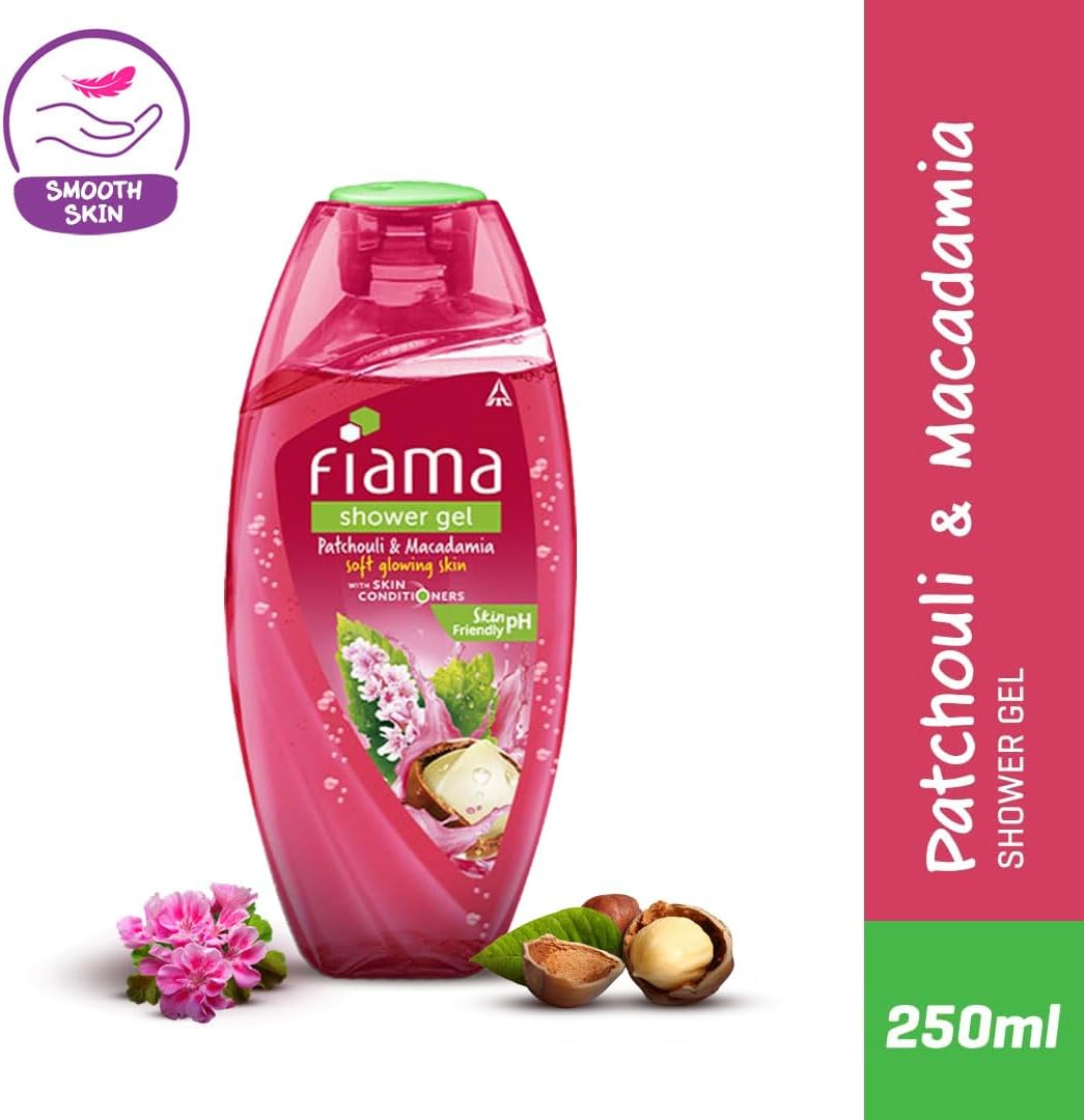 Fiama Di Wills Patchouli and Macadamia Pure Indulgence Shower Gel, 250Ml image number 4