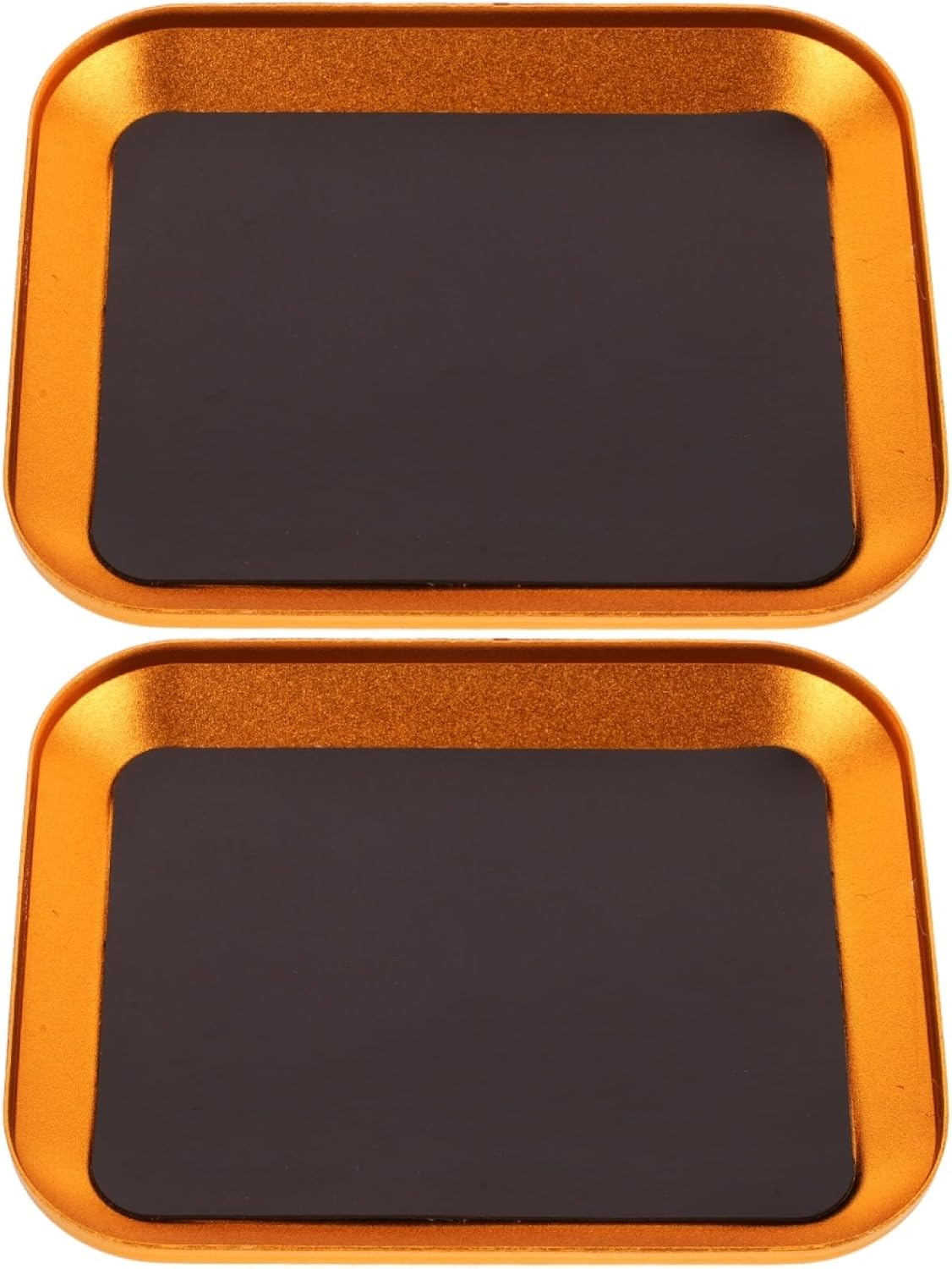 2 Pcs Aluminum Alloy RC Screw Tray, Golden Metal Parts Bowl for Model Airplane Repair, Nut and Gasket Storage Tool, Portable Screw Holder for Rc Repair Tool