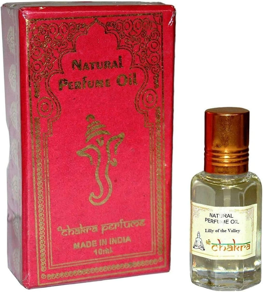 RSGM Red Chakra Pure & Natural Lily of the Valley Perfume Oil for Men/Women - 10Ml