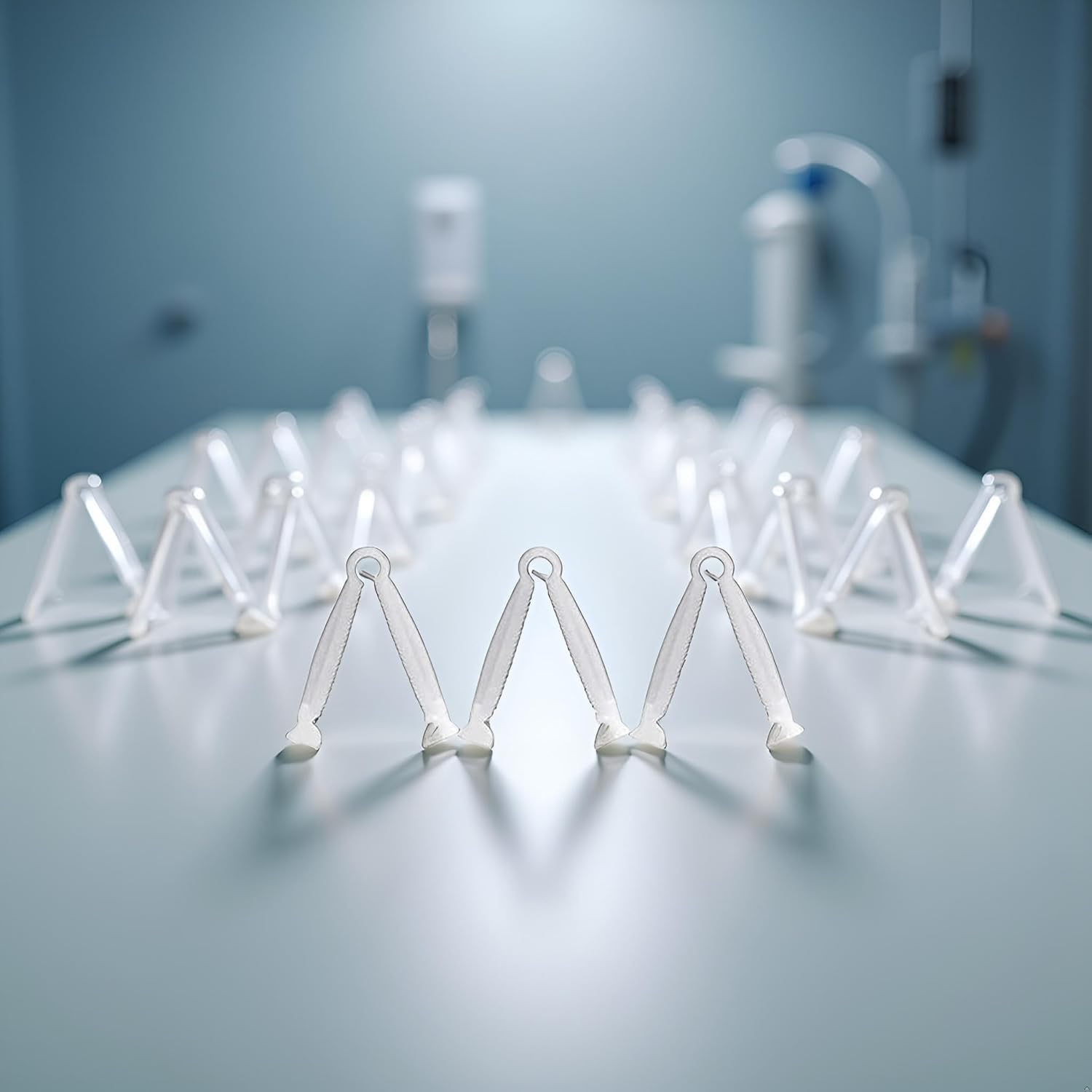 20Pcs Umbilical Clamps Disposable Umbilical Cord Clamps Puppy Small Animal Birth Puppy Clamp Tool Pet Feeding and Watering Supplies image number 6