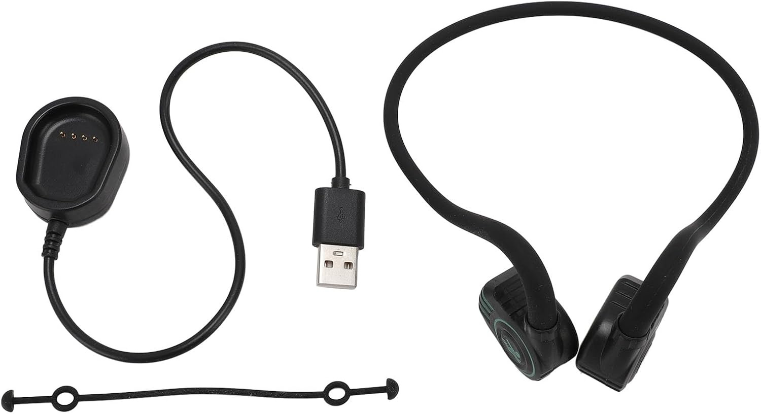 Plyisty Bone Conduction Headphones, IPX8 Waterproof Bluetooth 5.4 Open Ear Headphones with Microphone and 32G Memory, Sports Headphones for Running, Swimming image number 4