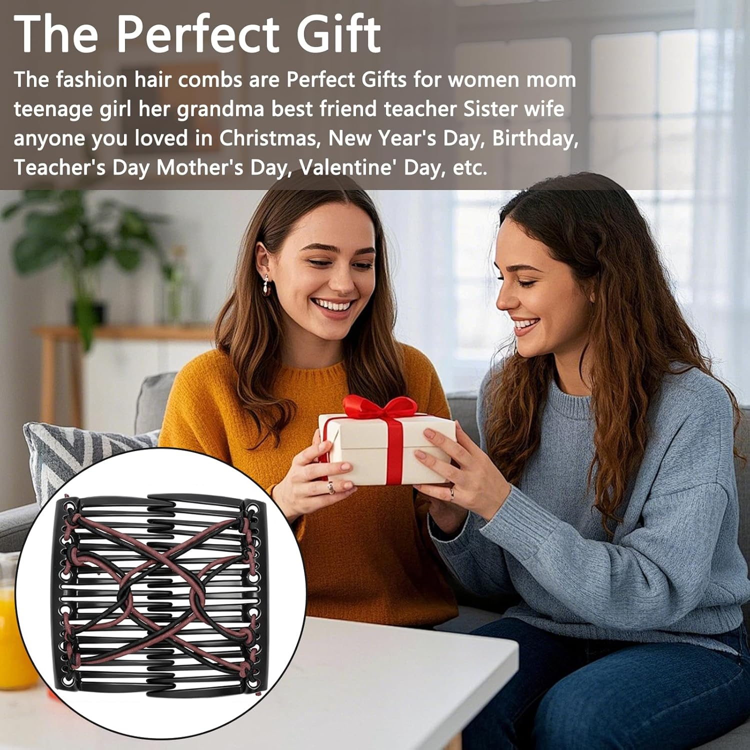 Pack of 4 Magic Hair Combs