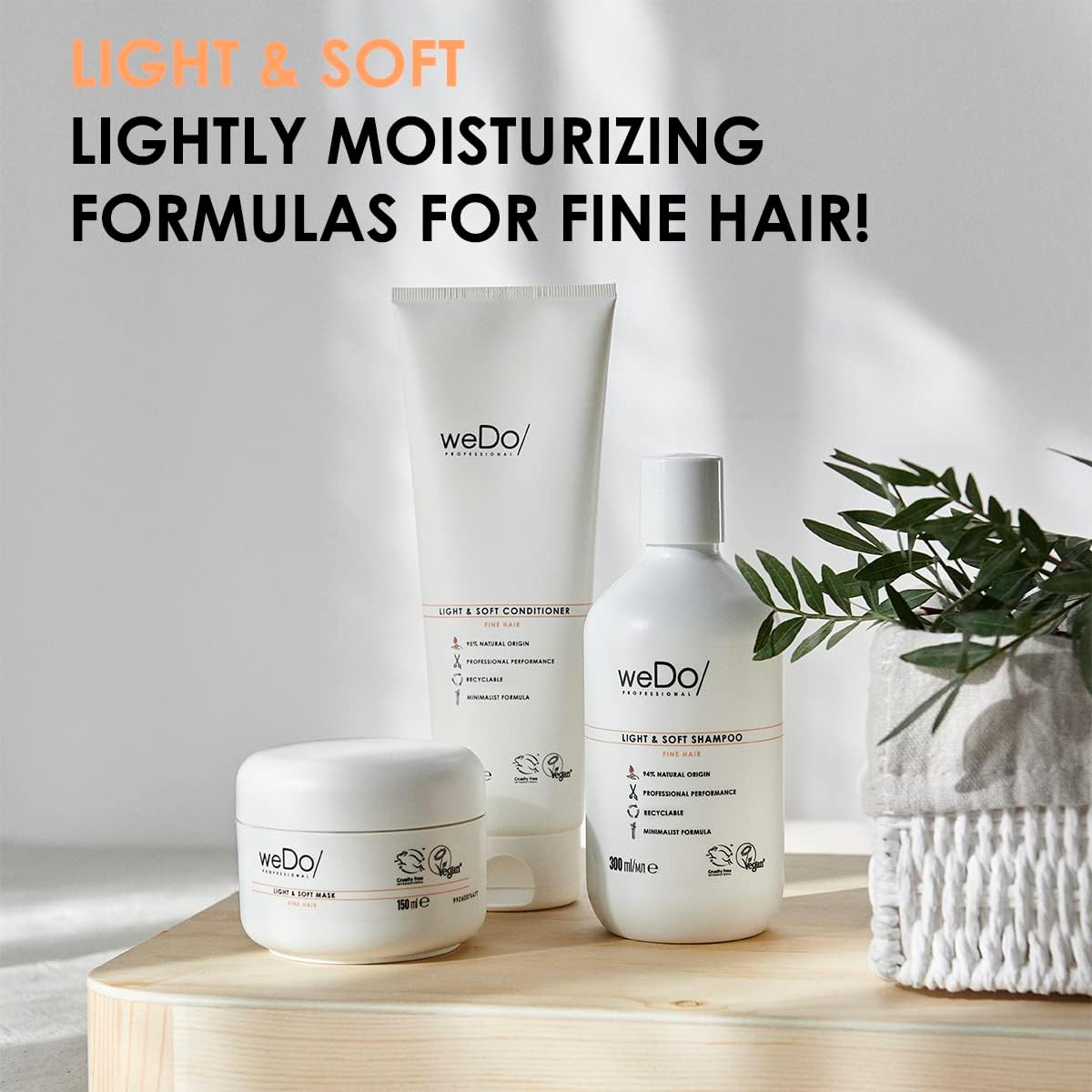 Wedo Professional Light and Soft Silicone Free Conditioner for Dry Hair 75 Ml