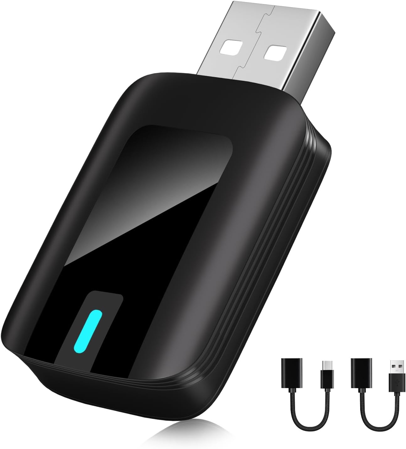 Wireless Carplay Adapter, 2 in 1 Android Auto Plug&Play Magic Link Stable Fast Connection, Convert OEM Wired to Wireless Carplay Dongle Adapter for Iphone Ios 10+/Android 11+, Cars 2016+ image number 1