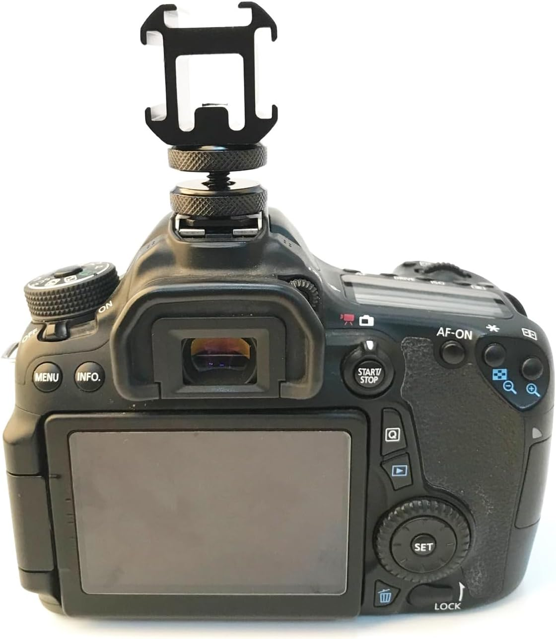 2 Pack Camera Flash Hot Shoe 1/4 Inch Screw Adapter Three Cold Shoe Mount for DSLR Video Photography