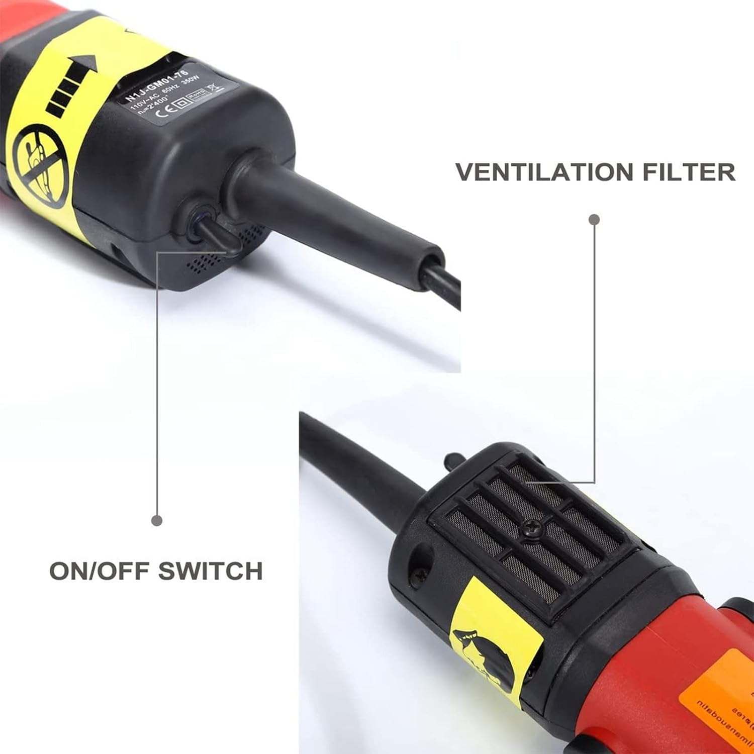 Electric Sheep Shearing Clipper Ergonomic Handle Farm Electric Universal Horse Hair Clipper (AU Plug 220‑240V) image number 4