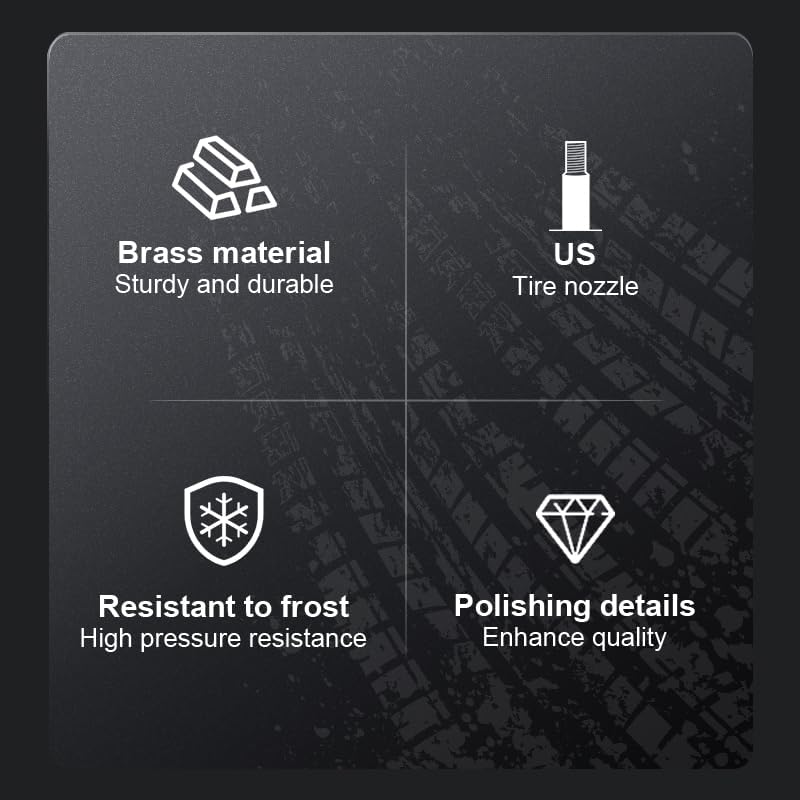 Automatic Tire Deflators Kit, 10-30 PSI / 0.7-2.1BAR Switchable Tire Deflation Tool with 5 Valve Caps, Auto Stop Tire Air Deflator Valve Kit for Motorcycle, Car, Truck, SUV, RV, UTV