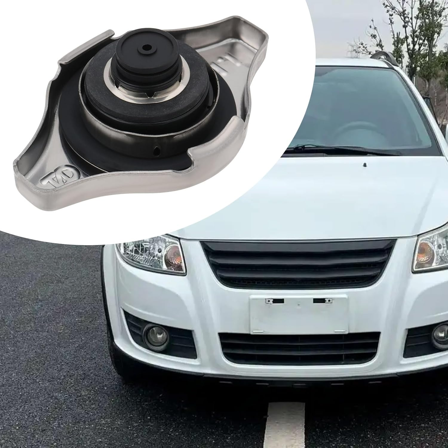 YINETTECH 1Pc Radiator Cap Car Radiator Cap 17920-75F00 17920-75F00 1792075F00 Compatible with Suzuki SX4 Compatible with Vitara MK3 image number 1