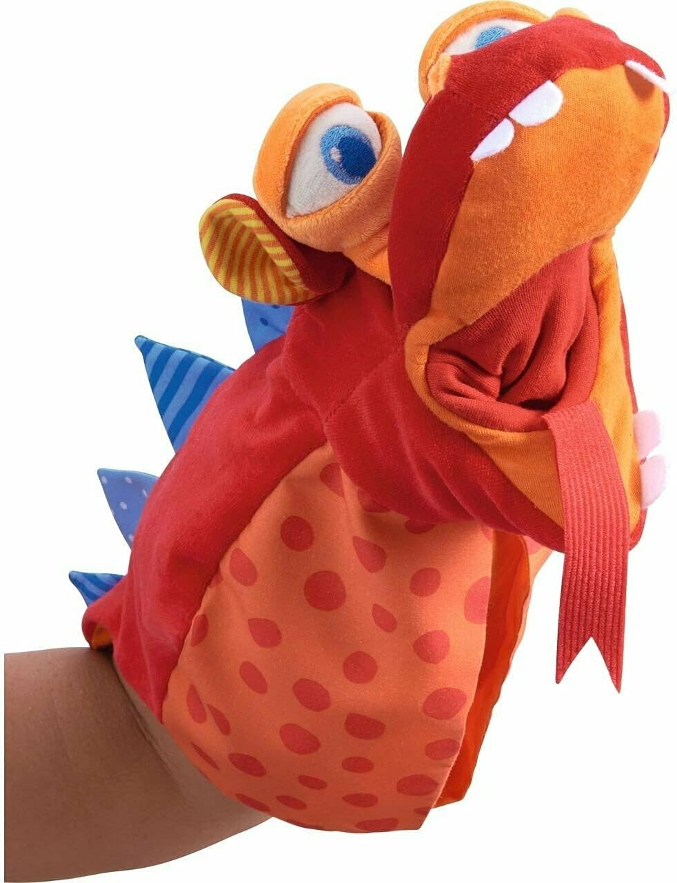 HABA Glove Puppet Eat-It-Up with Built in Belly Bag to Feed the Monster