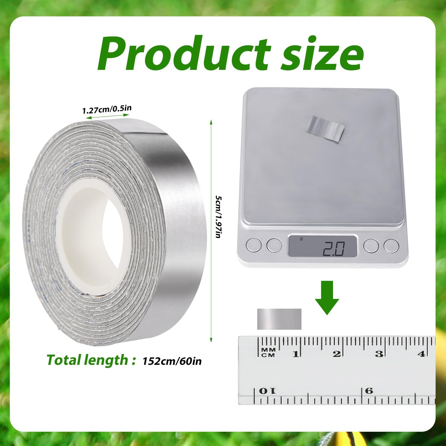 Golf Lead Tape 1/2" X 60", 2 Grams per Inch Golf Weight Tape High Density Lead Tape Golf Lead Tape Strips Self Adhesive Lead Tape for Fishing Tennis Racket Pickleball Badminton Paddle image number 6