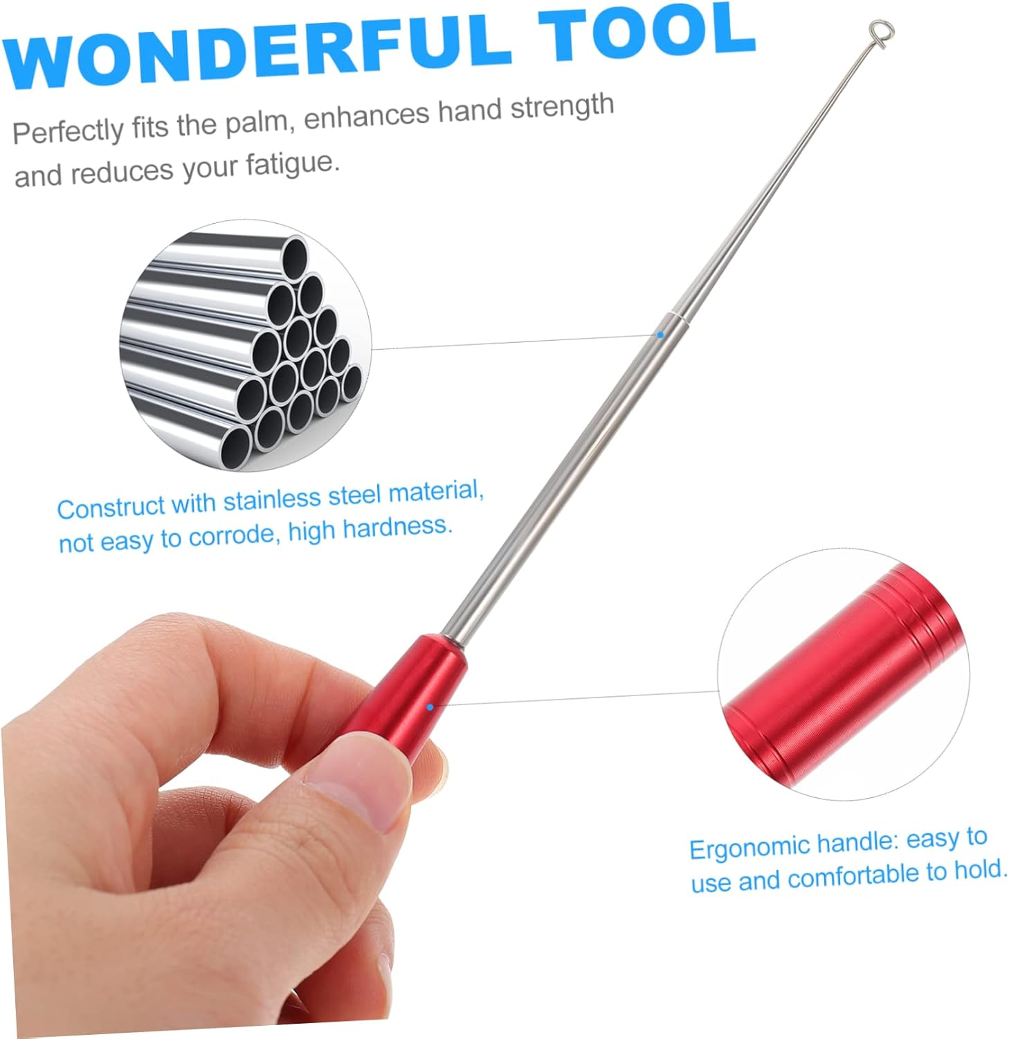 2Pcs Fishhook Remover Tool Magnetic Design Hook Removing Tool for Saltwater Fishing Fish Hook Quick Removal Fishing Tackle Fish Disconnect Device - Blue image number 7