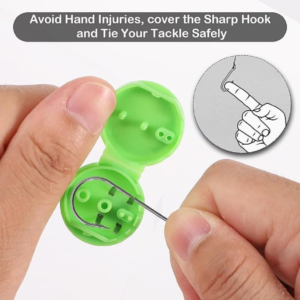 6Pcs Fishing Knot Tying Tool, Fishing Line Knots Tool 3 Colors, Easy Hooks Storing Device, Tie Fishing Knots Easily, Gadgets for Fishermen, Line Cutter, Fishing Accessories for Beginner Anglers image number 1