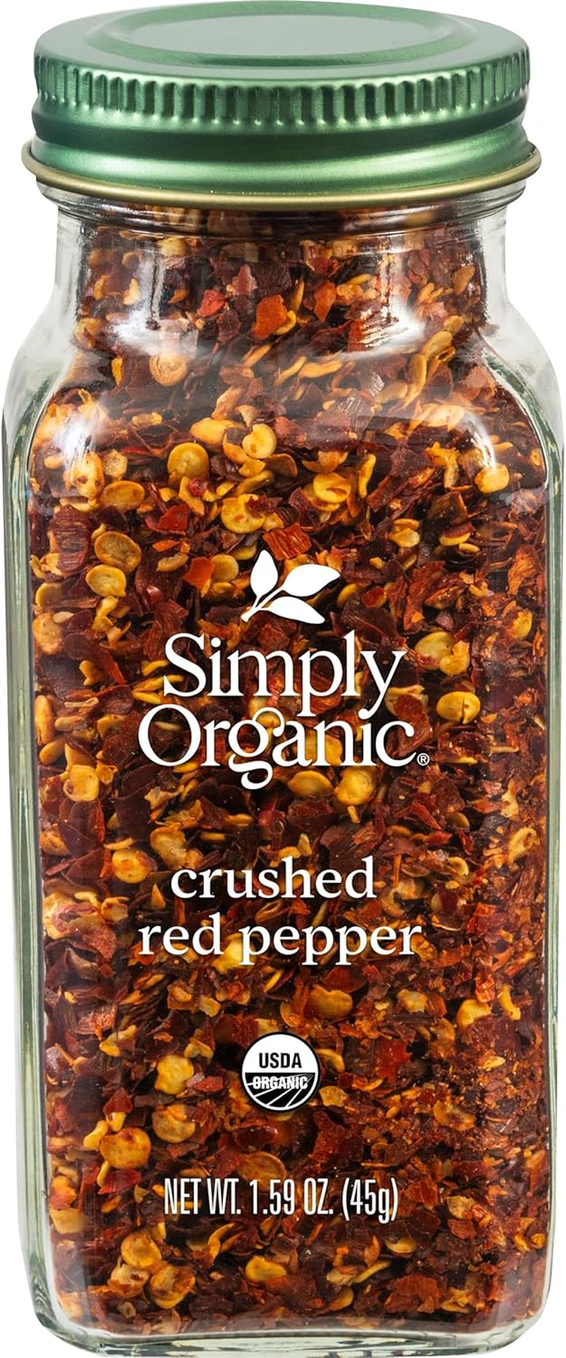 Simply Organic Crushed Hot Red Pepper Large Glass, 45G image number 4
